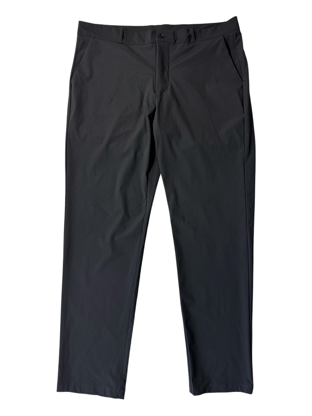NEW Maceoo mens 36x30 black classic performance stretch chino pants NWT